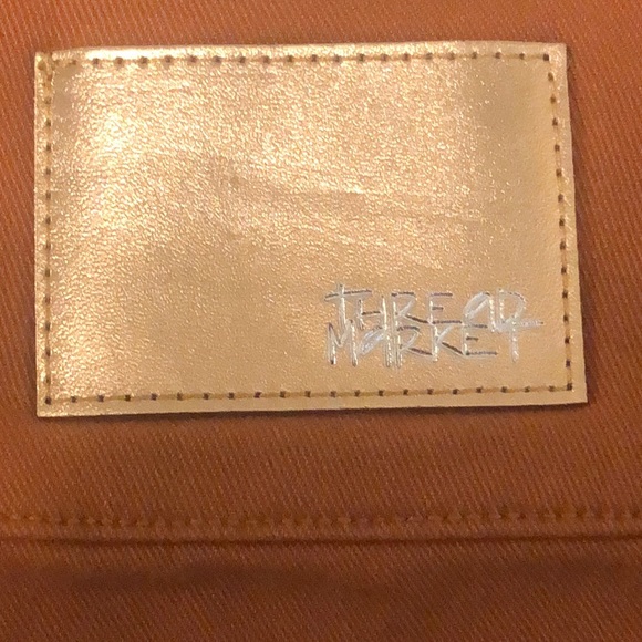 NWT Thread Market Plus High Waisted Shorts in Pumpkin - Picture 3 of 6